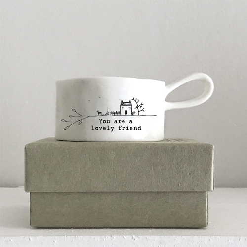 Lovely Friend - Handled Tealight Holder