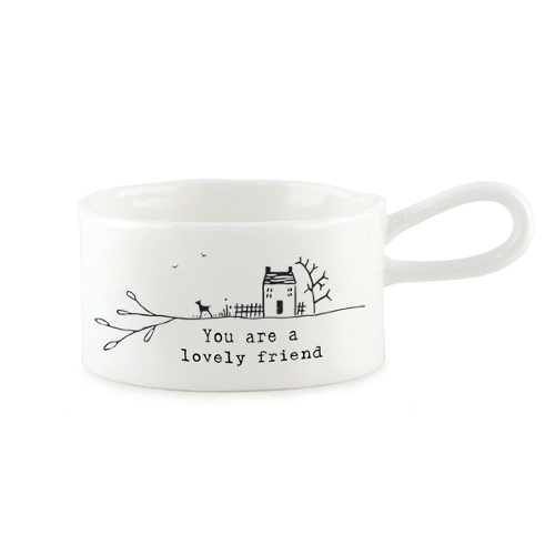 Lovely Friend - Handled Tealight Holder