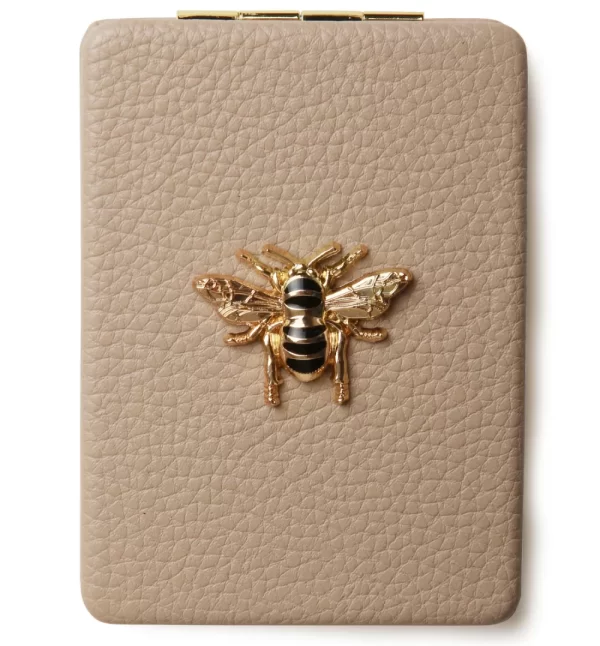 Stone Oblong Compact Mirror